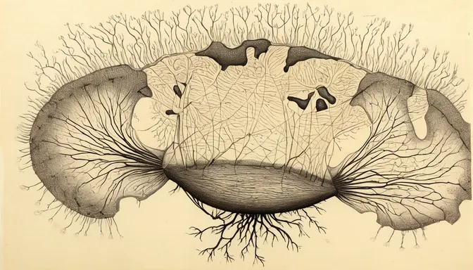 The free drawing: an ink plate of the brain that follows the line map but adds its own flourishes.